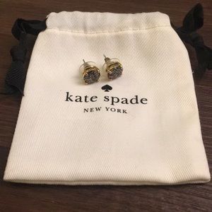 Kate Spade Sparkle Black Studs